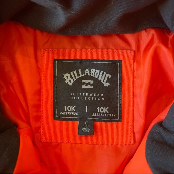 Billabong Downrider Snowboard Jacket in Samba size Large - Picture 3 of 4